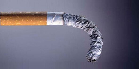 Cigarette smoking causes impotence in men
