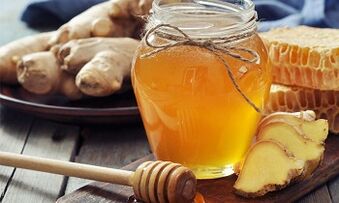 Folk medicines with ginger to increase energy