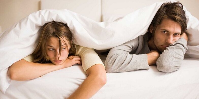 Problems in bed due to low potency